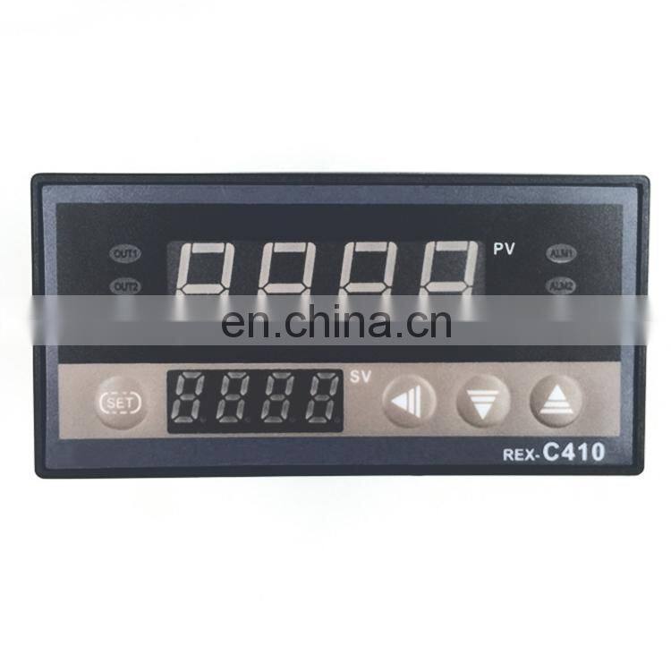 Digital PID Temp Controller REX-C410 48*96mm Horizontal, Input thermocouple K Relay Output for heat Temperature Controller