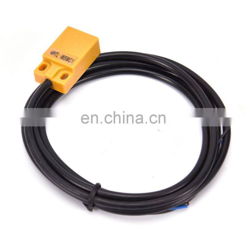 TL-W5MC1 5mm 3 Wire Inductive Proximity Sensor Detection Switch NPN DC 6-36V, Square Proximity Switch