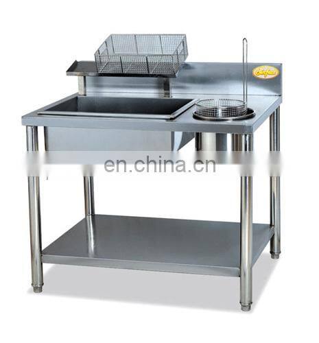 electric Shaking Commercial Chicken Breading Table /restaurant Fried Chicken Breading bench
