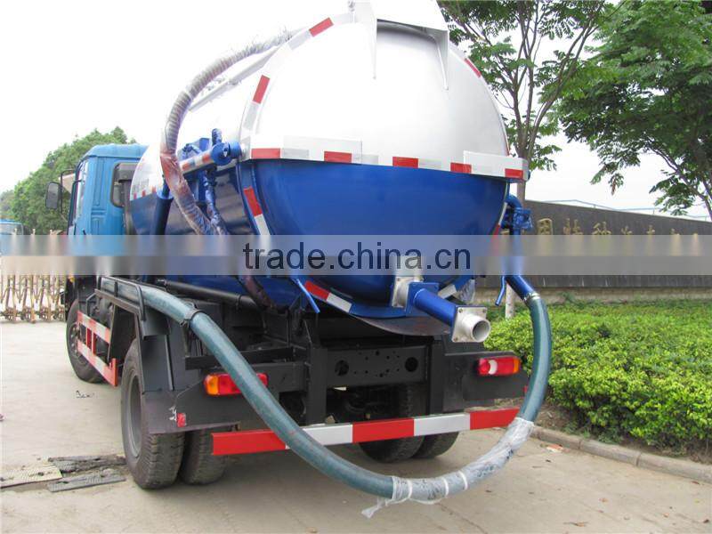 7000 liters vacuum pump suck truck