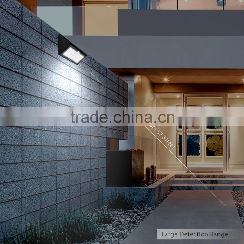 Solar Light, 38 LED Bright Solar Powered Light Wireless Waterproof Security Motion Sensor Wall Light