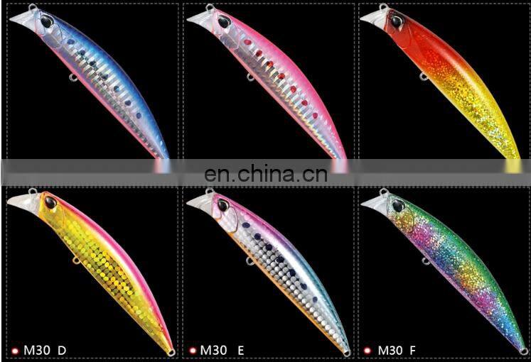 handmade 9.5cm 30g heavy artificial bait fishing lure freshwater saltwater hard plastic lure sinking minnow hard fish lure