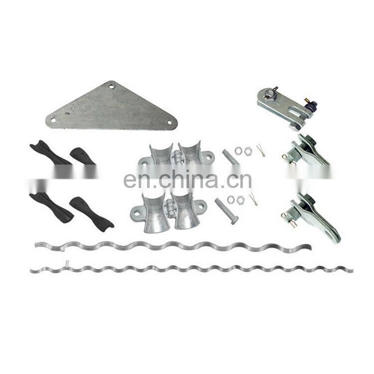 Power Line OPGW Cable Fixing connecting for power fittings Construction Area Tension Clamp