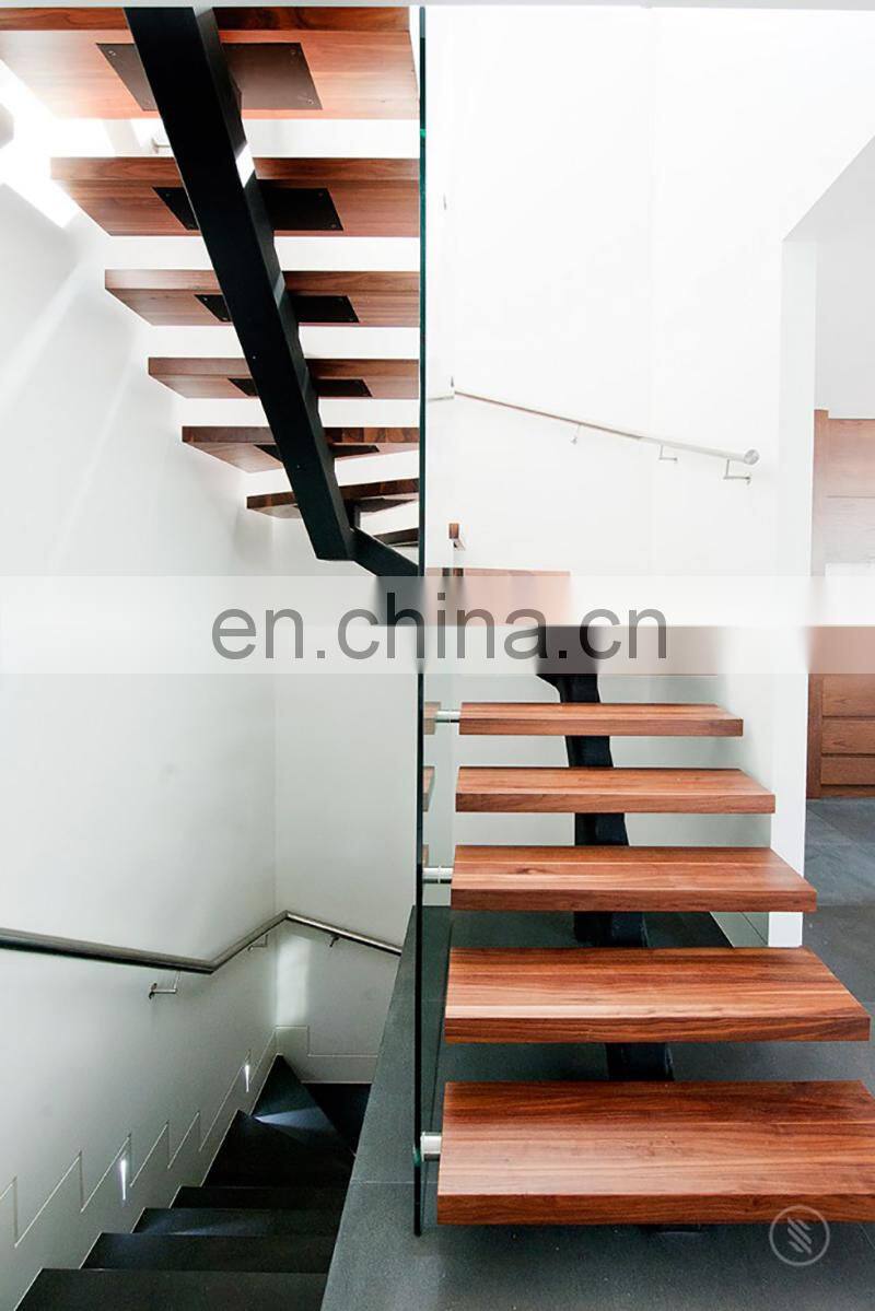 modern building white u stairs stainless steel staircase design for home