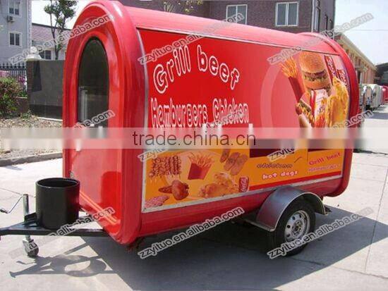 Mobile Food Trailer, Fried Ice Cream Food Cart, Food Truck