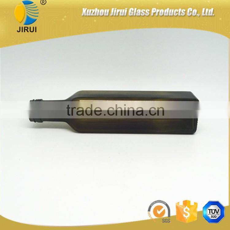 2016 250ml square shape cobalt green olive oil glass bottle /a lot of stock