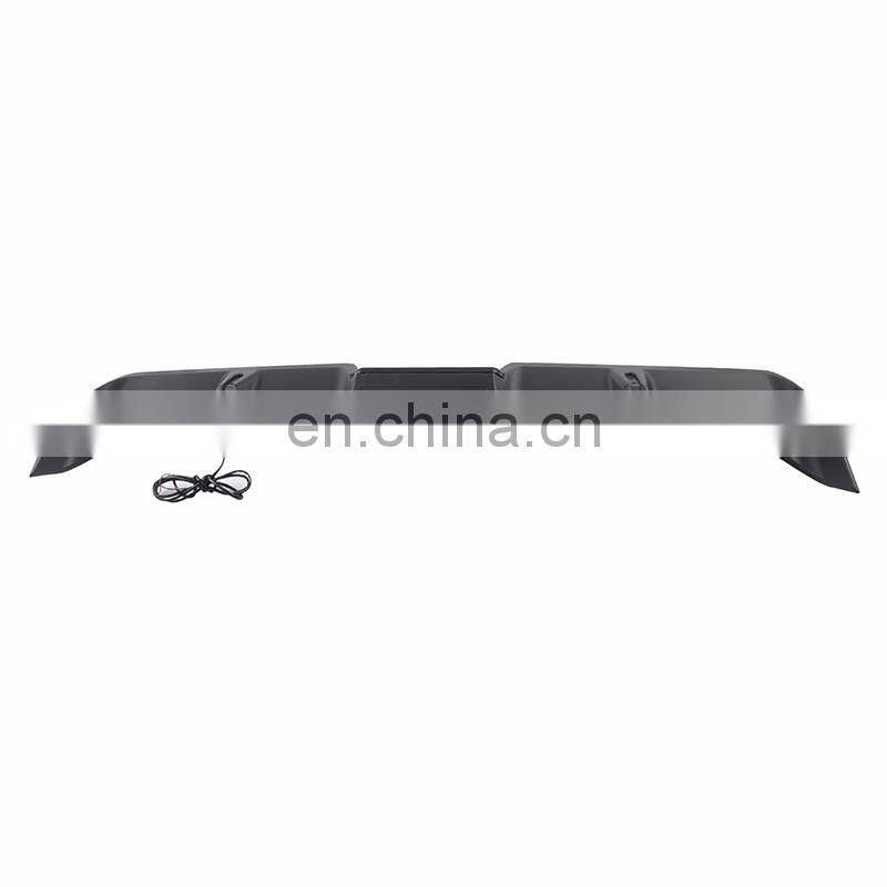 High quality Spoiler with LED light for Jeep Wrangler JL 2018+ Tail with lights from Maiker offroad