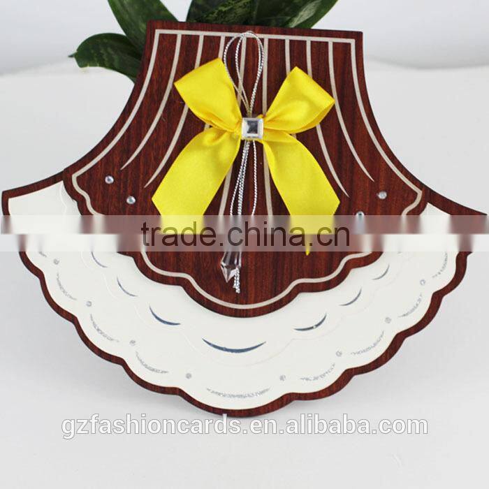 2014 Luxury Wooden Wedding Invitations