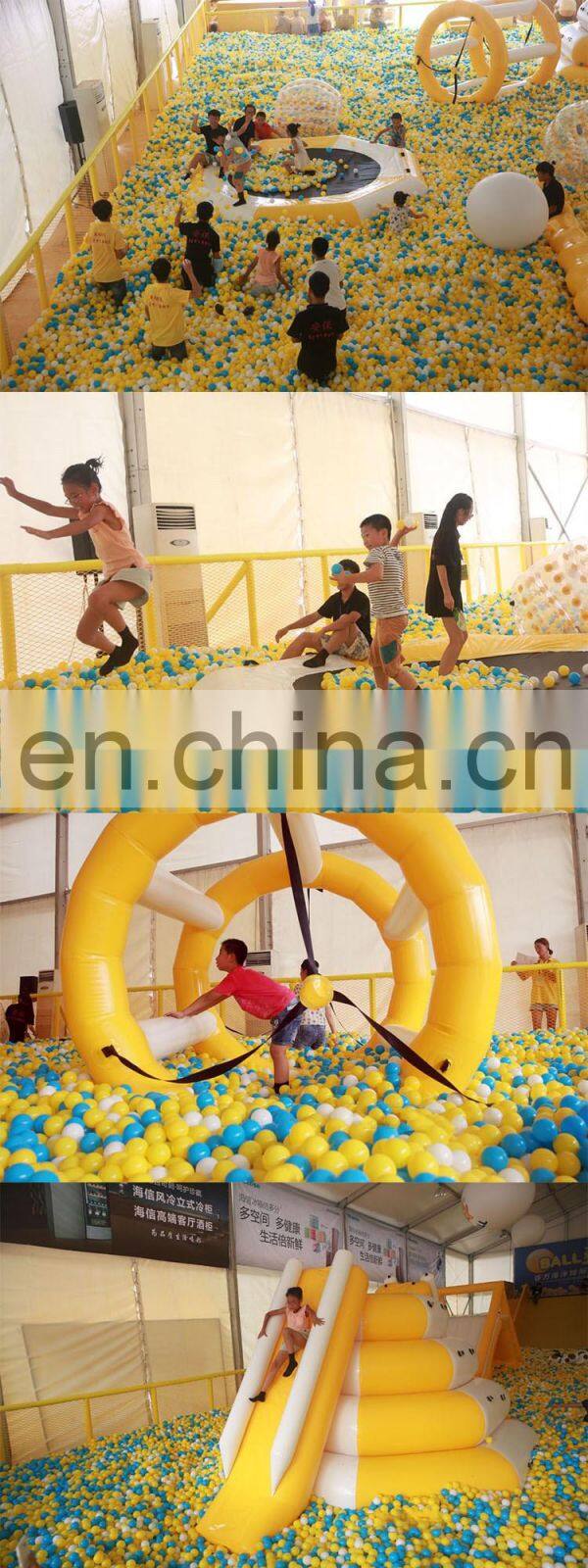 Cheap Inflatable Million Ocean Kids Ball Pool Inflatable Playground Amusement Park for Indoor Children