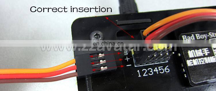 Main body black acrylic a little stainless steel 3D printed parts education model robot arm robotic arm manipulator