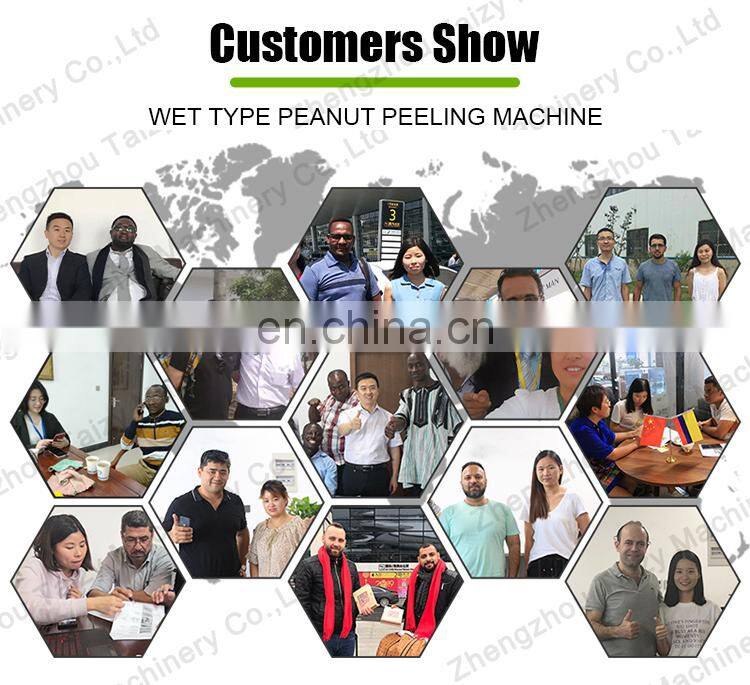 Almond Skin Removing Blanched Wet Peanut Groundnut Peeling Machine