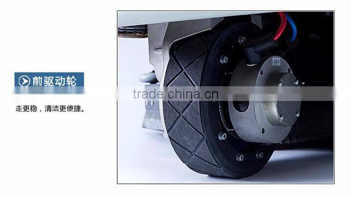 double brushes ride on floor scrubber dryer with ametek suction motors