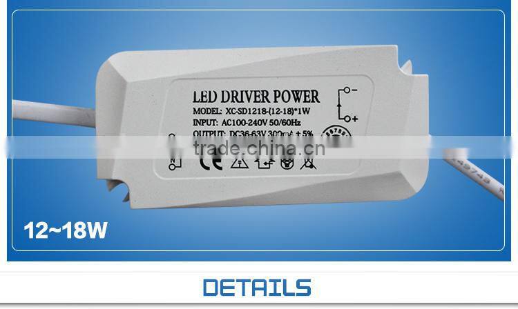 high power 3w electronic waterproof led driver power
