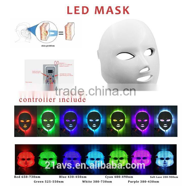 Face treatment LED mask