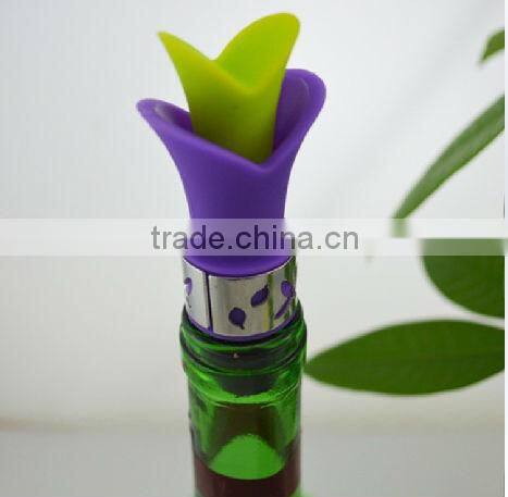 HOT wholesale durable silicone wine bottle stopper