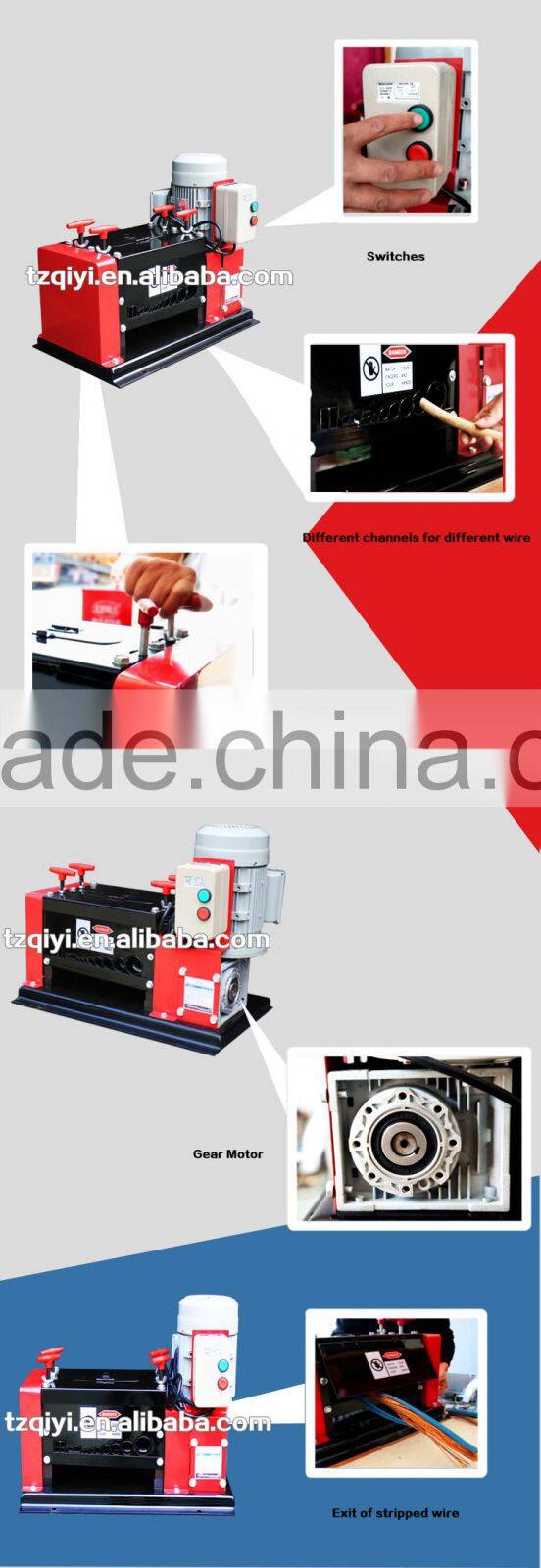 DX-QYAF5 Multifunctional electric wire stripping machine (factory price)