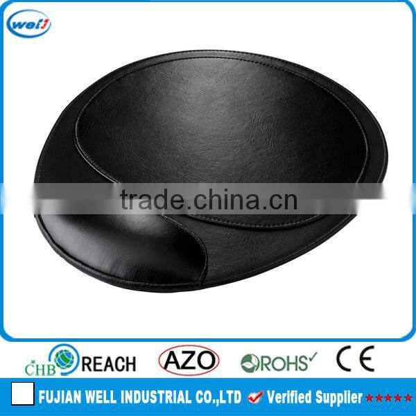 Affordable pu leather cooperate gifts mouse mat wholesale