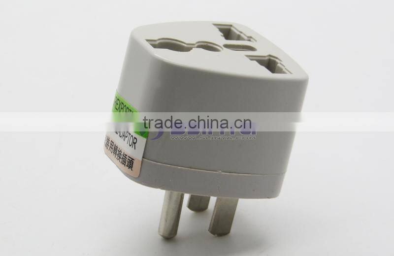Manufacturer directly supply Universal to USA Plug Adapter with Ground Plug, 3 pin Universal AC USA Travel Adapter