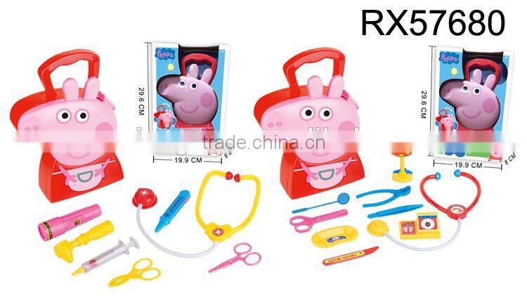 Funny play house toy for kids plastic doctor toys medical kit toy