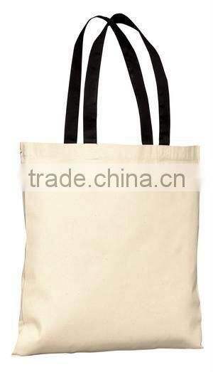 Promotional natural cotton canvas tote bag