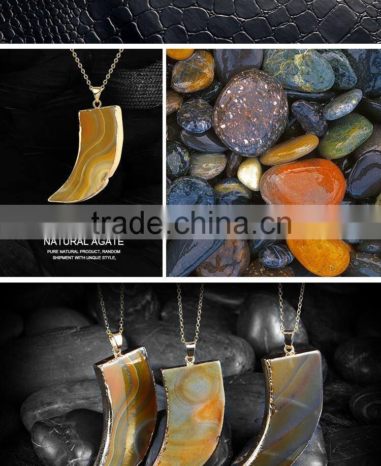 Top sale long chains necklace / popular long chains amber necklace