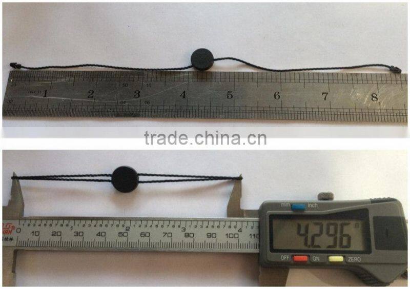 quality string seal tag, hang tag string, garment plastic seal tag black seal tag pen with string