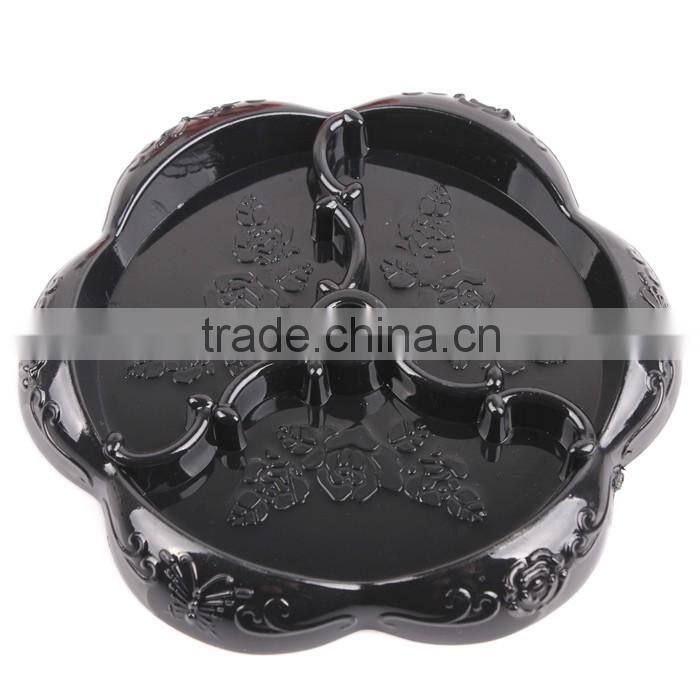 D11 ANPHY Double-deck Plastic Earring Rack With Plate For Display Black