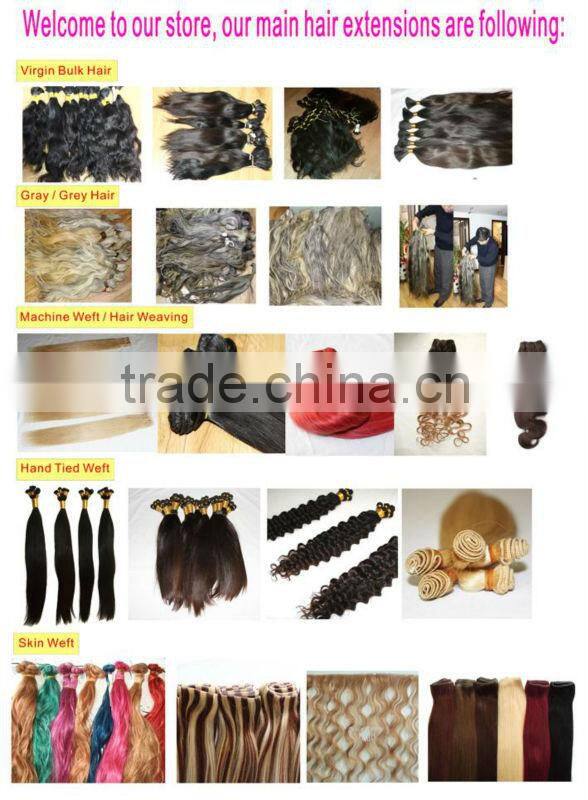 niceremyhair wholesale top quality Brazilian remy hair human hair clip in hair extensions