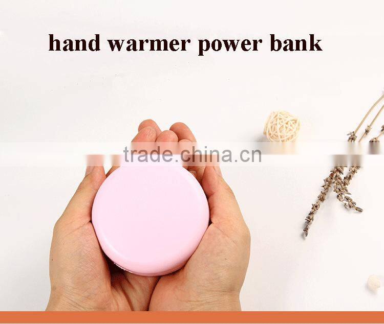 pretty rechargeable portable hand warmer mobile charger XHB-WR