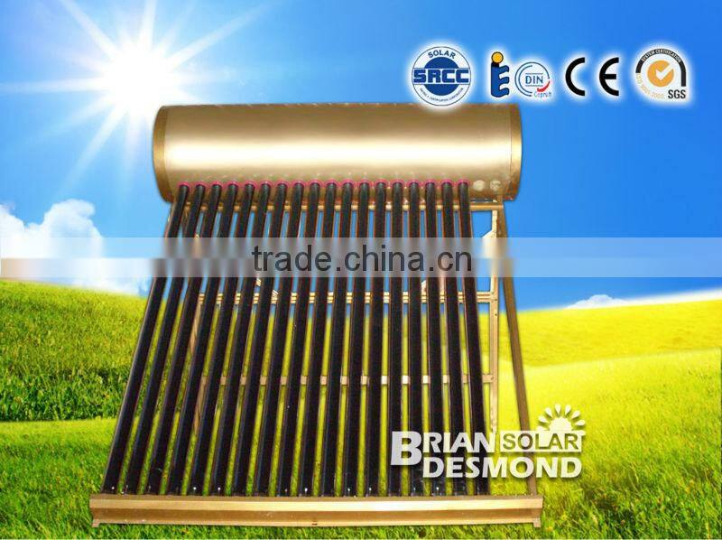 Perfect After-sale Service Homemade Non-pressurized Solar Water Heater