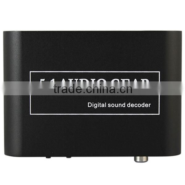 DTS AC3 Digital to Analog Stereo 5.1CH Audio Gear Digital Sound Decoder for Set Top Box HD player Blu-ray DVD PS2 PS3 XBOX360