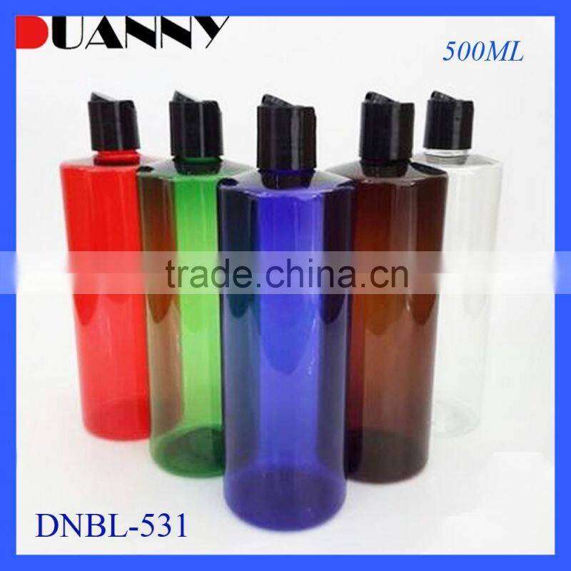 EMPTY 250ML 500ML ROUND PET PLASTIC SHAMPOO BOTTLE WITH PUMP