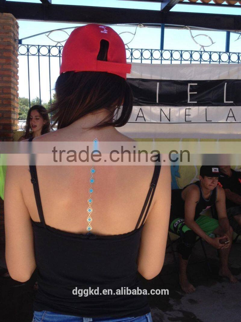 Latest design tattoo metallic fashion Women'S Bracelet temporary flash tattoo Sticker Wholesale