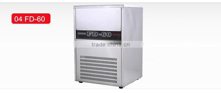 Stainless steel industrial block cube ice machines