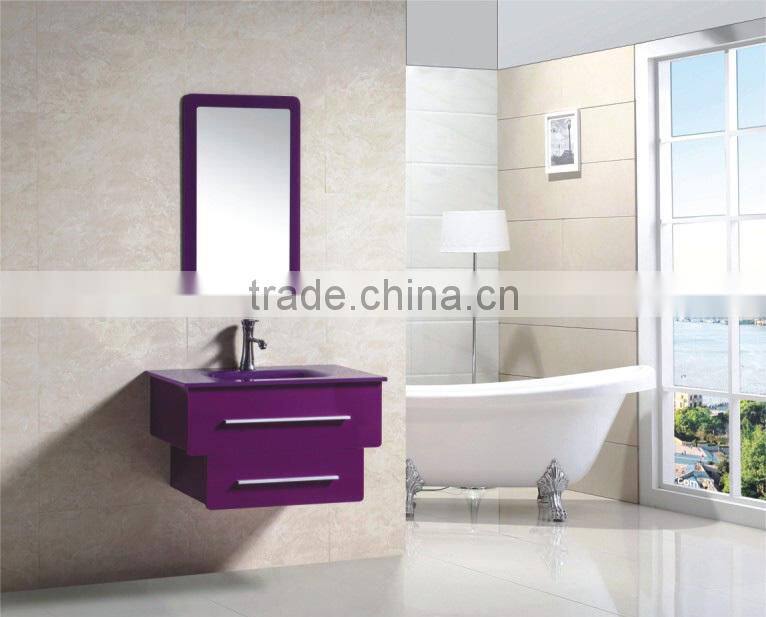 2015 New design Wall hung PVC Bathroom Cabinet 9036