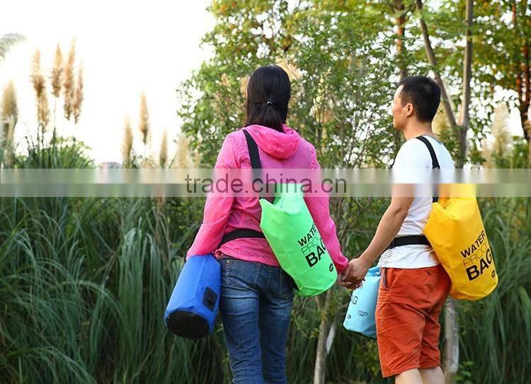 PVC tarpaulin sport waterproof duffel dry bag with strap