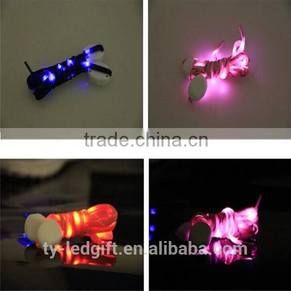 Light Up Your Step fashion waterproof light shoelaces