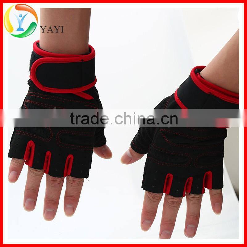 Crossfit Neoprene Adjustable Wrist Support Weight Lifting Gloves