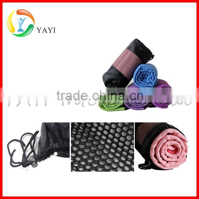 Yoga Pilates Exercise Microfiber Non Skid Yoga Mat Towel