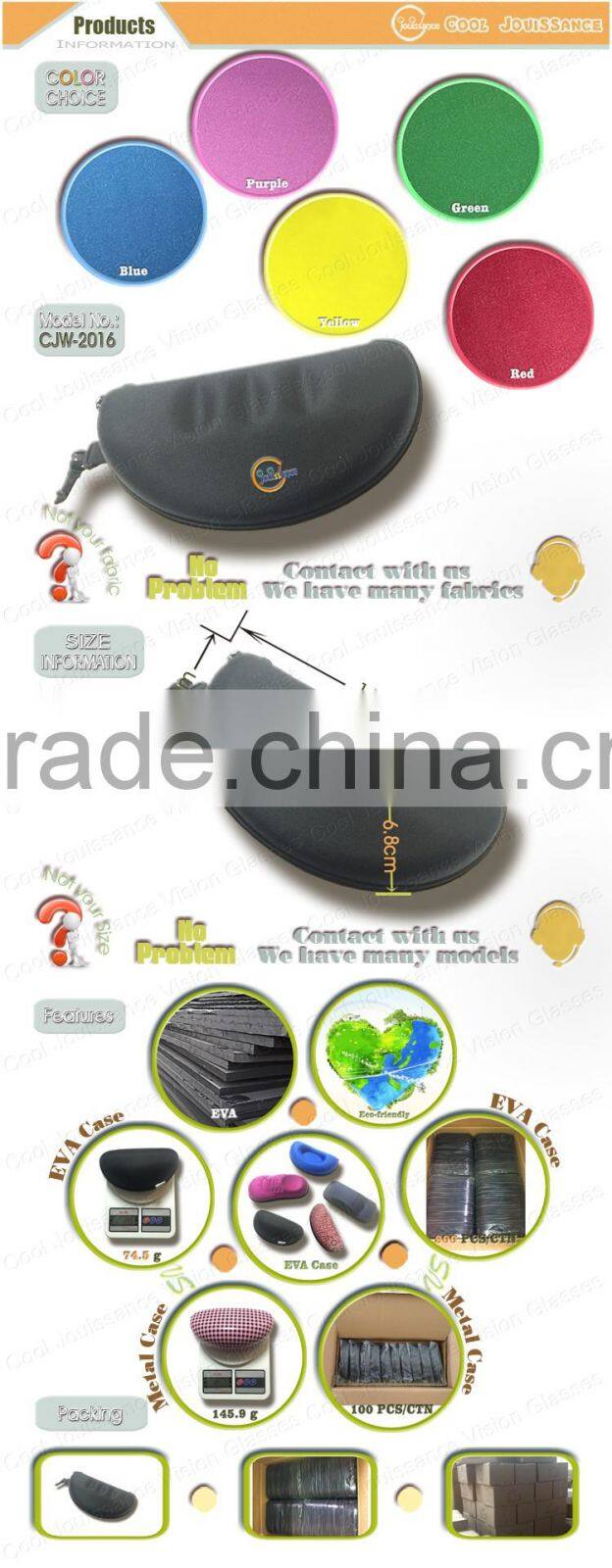 Foldable case eyeglasses custom high quality cheap price eyewear modern glasses