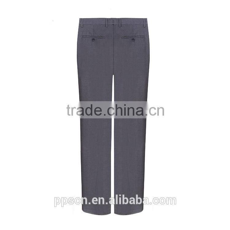 Hot men Trousers manufacturer formal black color 100% cotton man pants
