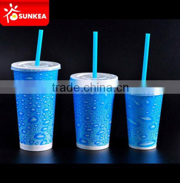 Paper cold cups with tight fitting Lids
