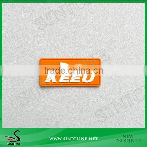 Sinicline Soft PVC Labels for Swimwear with Custom Brand