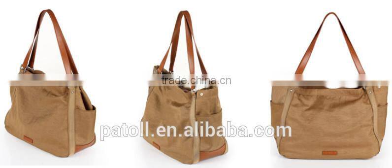 Wholesale professional manufacture canvas shopping bags with wheels