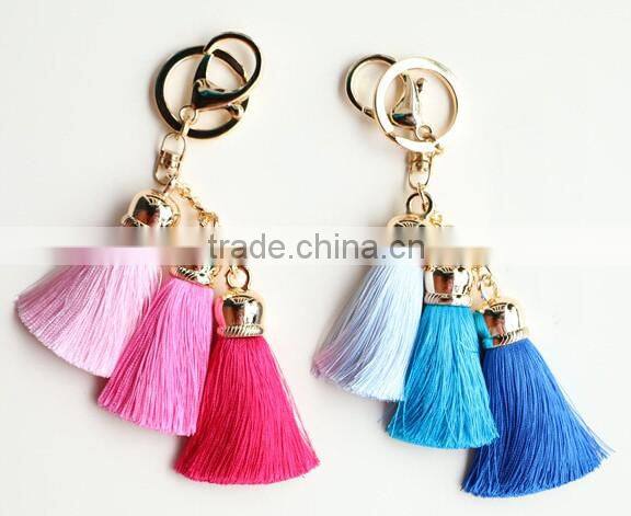Gradiente Tassel Keychain Key Fob with Lobster Clip Bag Accessories