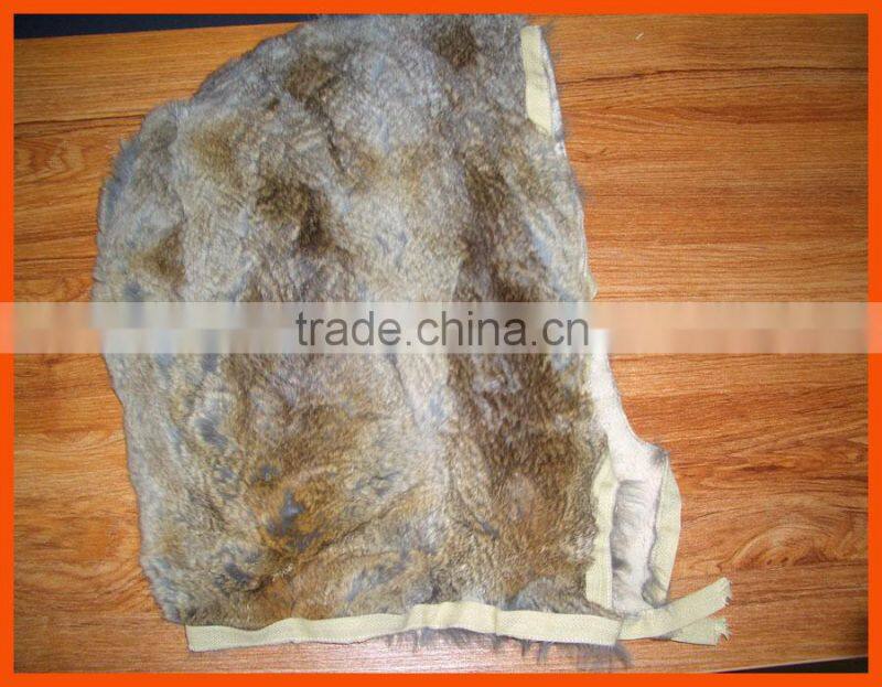 down jacket rabbit fur hood lining