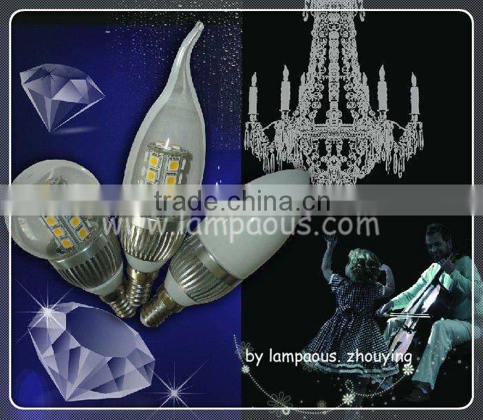 factory wholesale price e12 led chandelier bulb