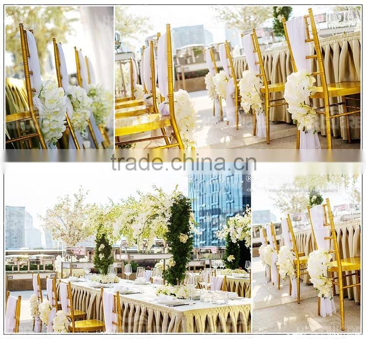 Factory price chiavari chairs for wedding gold metal top wedding chiavari chairs for wedding event