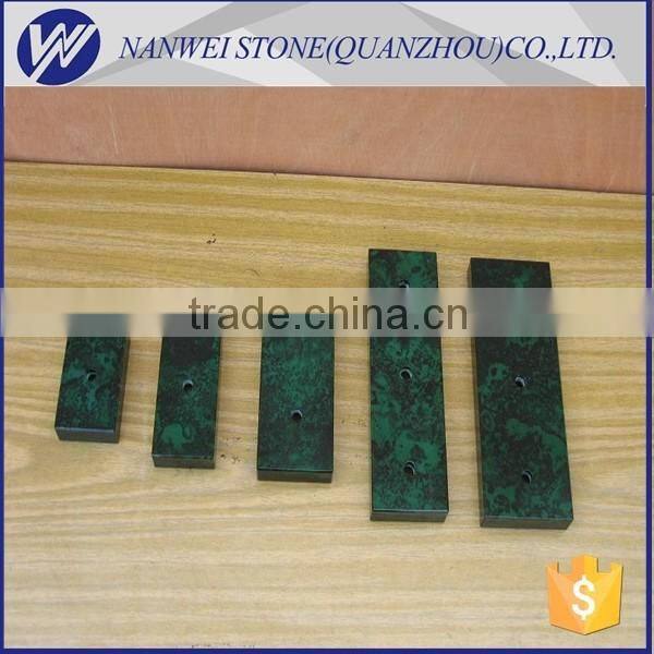 square& round black marble trophy base