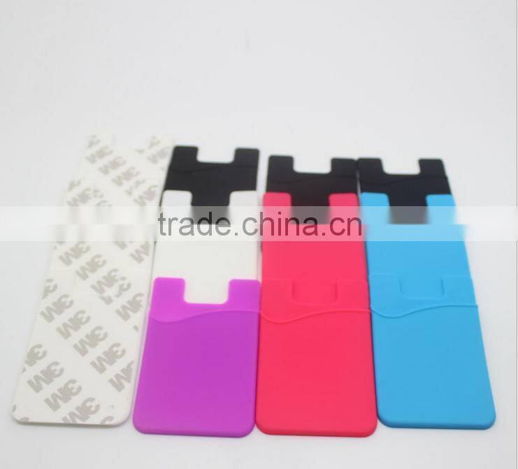 Stylish Silicone Card Case for Smart Phone